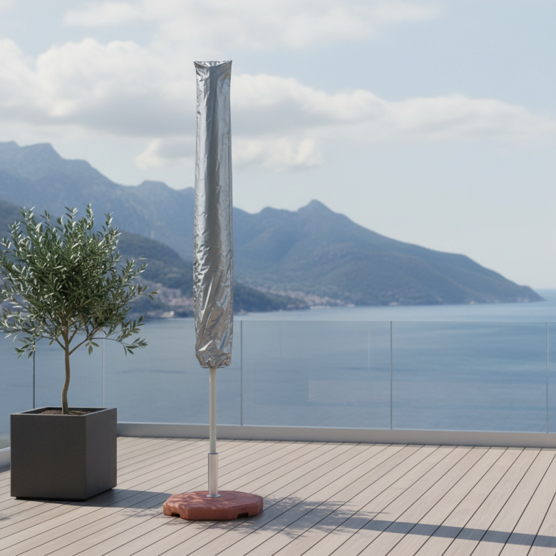 HOUSSE PARASOL TITANIUM® - ARGENT