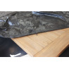 HOUSSE DE TABLE RECTANGULAIRE ET CHAISES - 240CM - NOIR