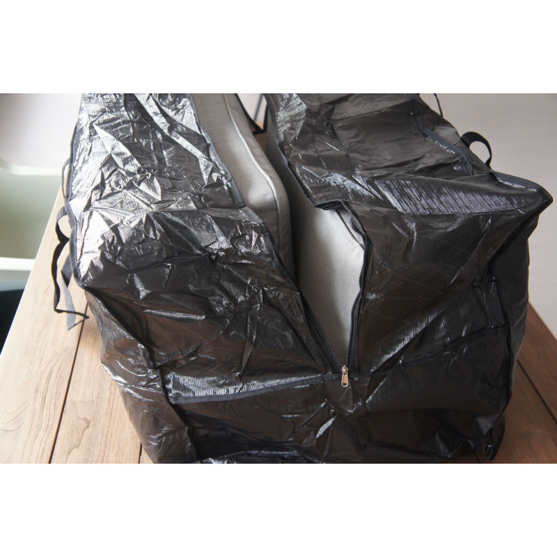 HOUSSE DE COUSSIN 200CM - NOIR
