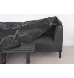 HOUSSE DE SALON DE JARDIN BAS 235CM - NOIR