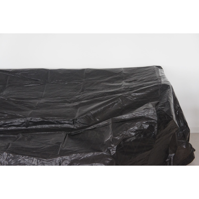 HOUSSE DE SALON DE JARDIN BAS 180CM - NOIR