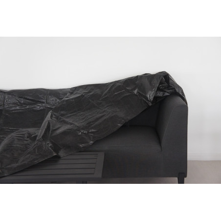 HOUSSE DE SALON DE JARDIN BAS 250CM - NOIR