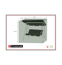 Housse balancelle TITANIUM® 175 X 115 X 158 Cm
