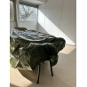 HOUSSE TABLE RONDE ET CHAISES TITANIUM® 215 X 90 CM